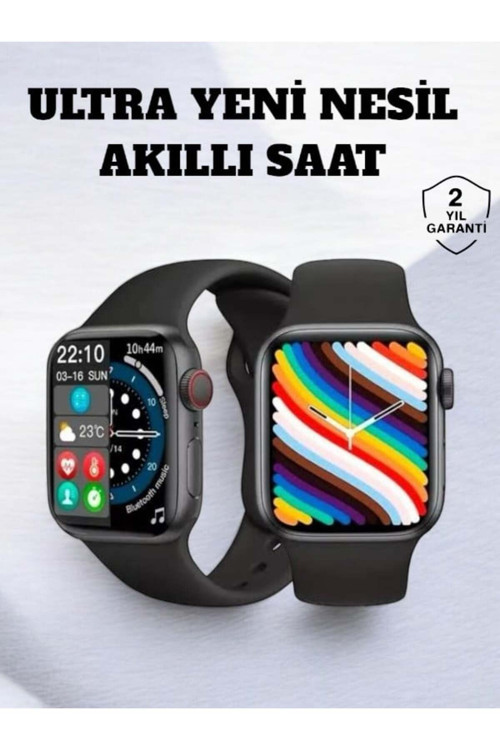 Akıllı Saat iOS ve Android ile Uyumlu Şık ve Çok Fonksiyonlu