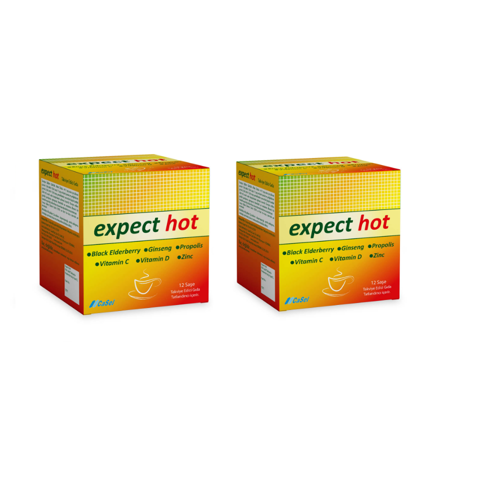 Expect Hot Kara Mürver Propolis 12 Saşe x 2 Adet