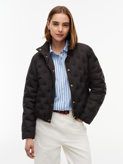 LW DOWN FLAG QUILT JACKET