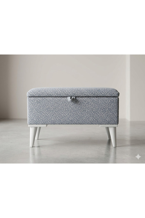 Sandıklı Puf Bench Ayak Ucu Teddy Kumaş 65/35