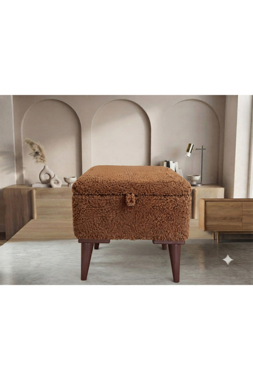 Sandıklı Puf Bench Ayak Ucu Tedyy Kumaş 40/40