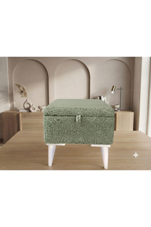 Sandıklı Puf Bench Ayak Ucu Tedyy Kumaş 40/40