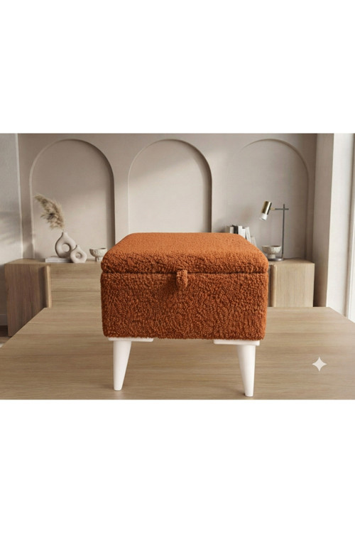Sandıklı Puf Bench Ayak Ucu Tedyy Kumaş 40/40