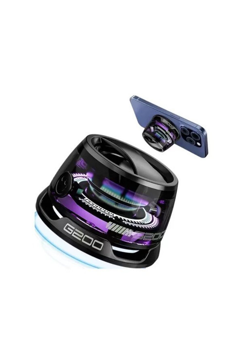 G200 Rgb Işıklı 5W Manyetik Bluetooth Hoparlör Taşınabilir Speaker Telefon Stand