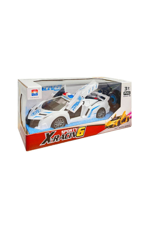 PASİFİK KUMANDALI DUMAN ATAN LAMBORGHİNİ SPORTY X-RACİNG F/F R/C 27MHZ 6 CHANNEL 1:16 3+