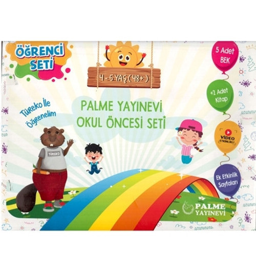 Palme Yayınevi Hazırlık Okul Öncesi Seti 4-5 Yaş Ana Sınıfı
