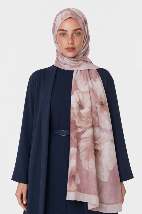 Fiore Desen Neo Crash Şal Rose