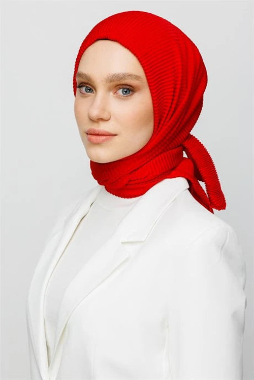 Pilise Eşarp Kırmızı