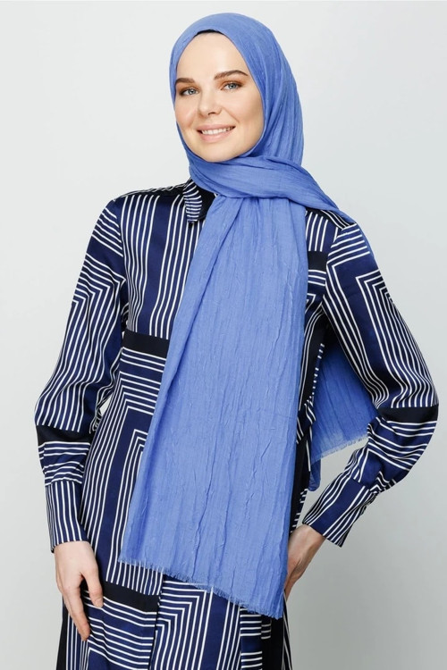 Bambu Şal Mavi