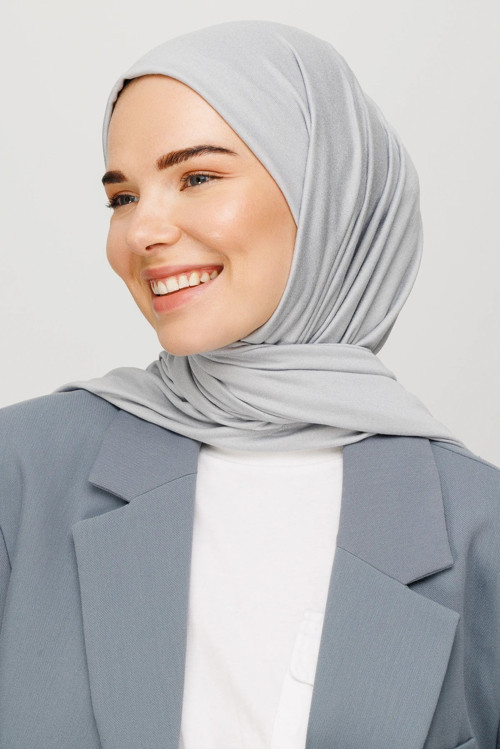 Penye Şal Gümüş