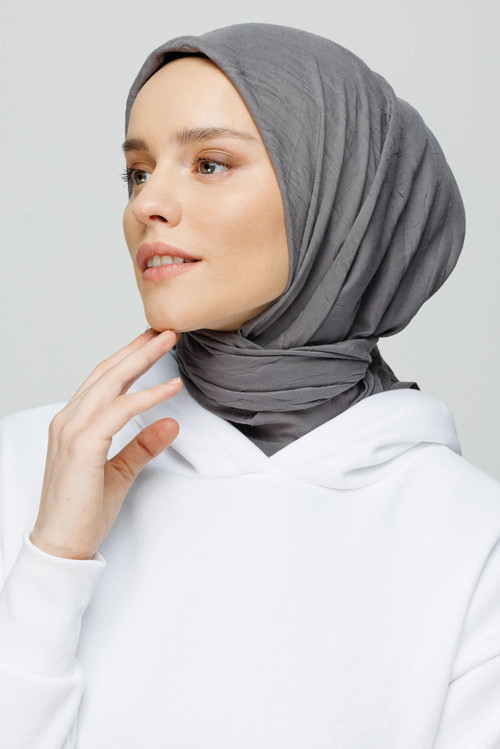 Bambu Eşarp Gri