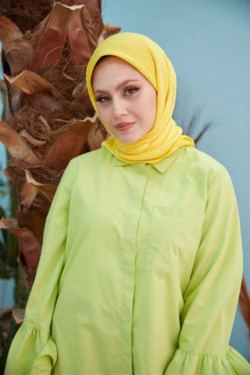 Pilise Eşarp Açık Sarı