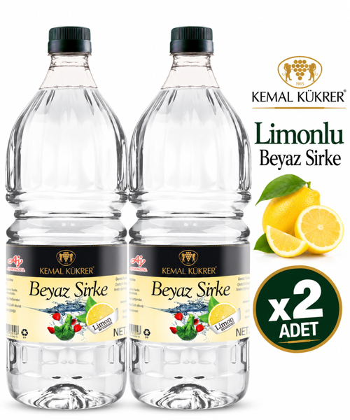 Limonlu Beyaz Sirke 2 lt / 2 Adet