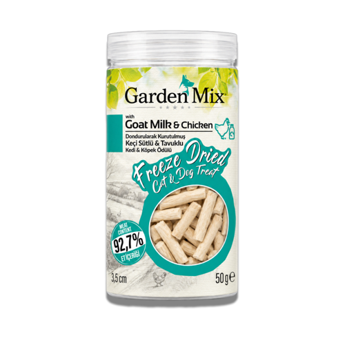 (freeze Dried) Keçi Sütlü Ve Tavuklu Çubuk Kedi Ve Köpek Ödül Maması 50 Gr