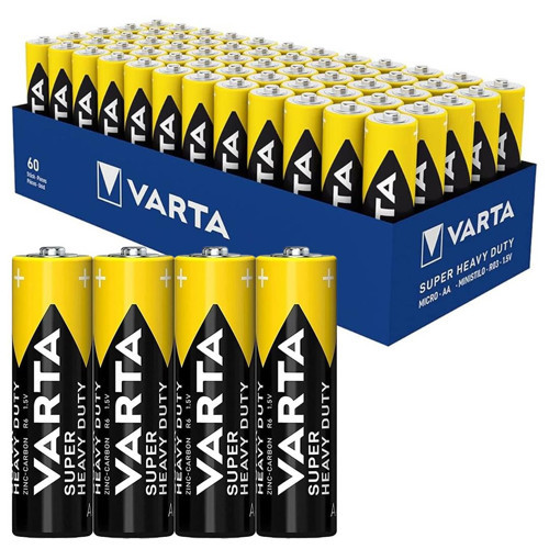 Varta Superlife Çinko AA Kalem Pil (60'lı Paket) Kod:5684