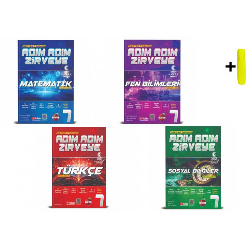 Newton 7.Sınıf Matematik Fen Türkçe Sosyal Fasikül Adım Adım Etkinlikli Konu Anlatımlı Soru Bankası