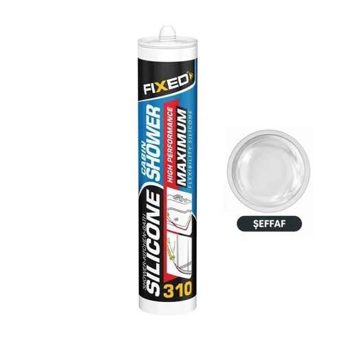 Duşakabin Silikonu 330g, Şeffaf