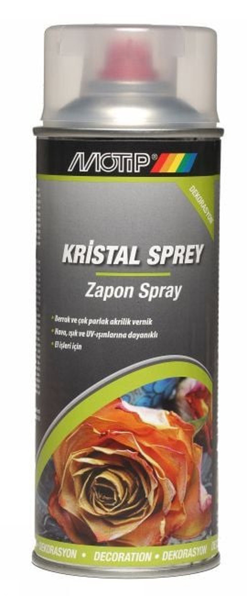 Çiçek Parlatma Kristal Hızlı Kuruyan Parlak Vernik Sprey 400ML