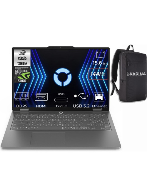 LOQ Essential Intel Core i5 13450HX 83SC000TTR-K24 24GB 512GB RTX5060 8GB W11Pro 15.6" 144Hz FHD Taşınabilir Bilgisayar