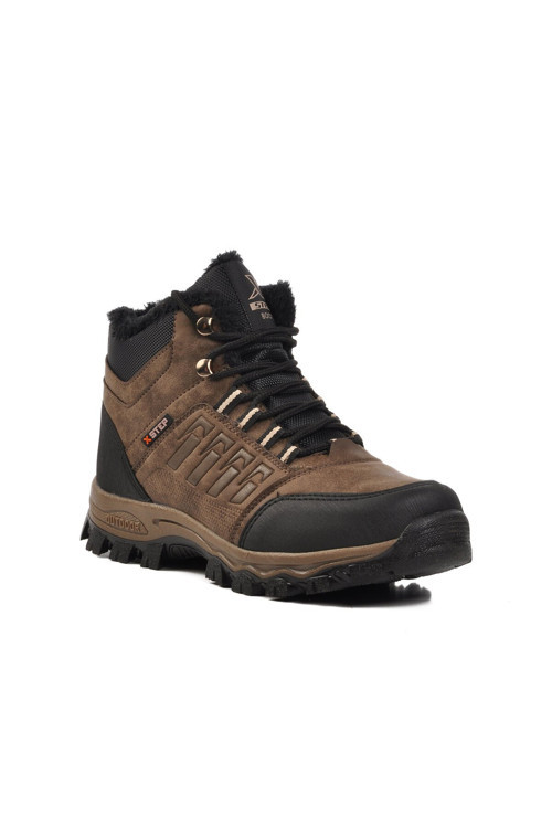 Vizon Bağcıklı Fermuarlı Kaymaz Tabanlı Erkek Outdoor Trekking Bot X6 M