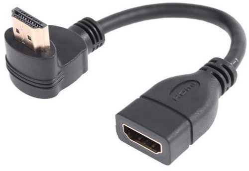 8446 Hdmi Dişi Erkek Uzatma 90 Derece Dirsek Çevirici Dönüştürücü Kablosu