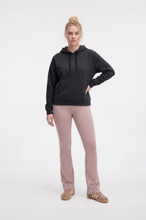 Kadın Kapüşonlu Cepli İçi Polarlı Sweatshirt