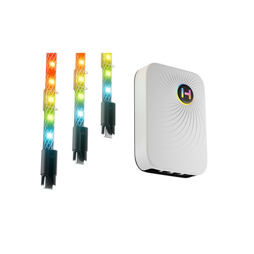 LS10 qRGB 330mm Led Şerit 3’lü Paket +NP50 Kontrolcü (ACC-HYTE-LS10-B-3NP)