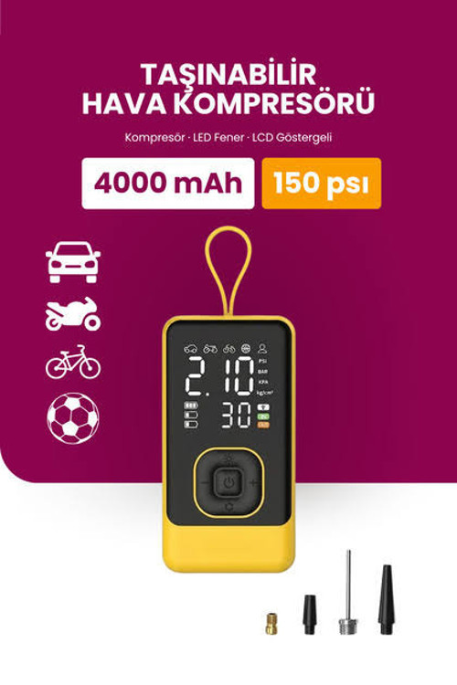 AHUMA A9911 TAŞINABİLİR ARAÇ POMPASI