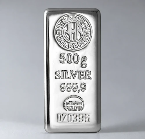 500 Gram Gümüş Külçe - Yatırımlık Gümüş