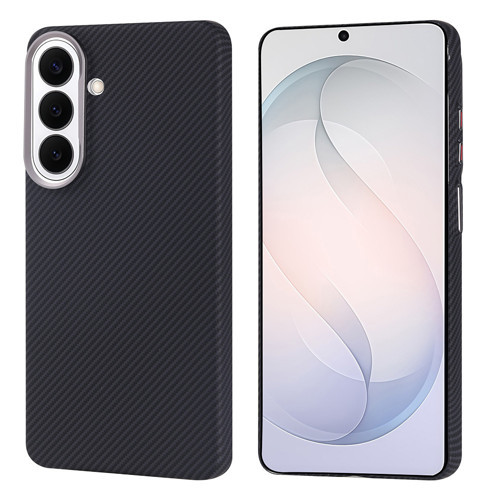 Galaxy S26 Kılıf M-safe Şarj Özellikli Karbon Fiber Görünümlü MKST Nekst Kapak - Siyah