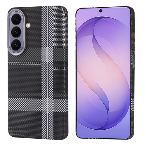 Galaxy S26 Plus Kılıf M-safe Şarj Özellikli Karbon Fiber Görünümlü MKST Nekst Kapak - Siyah-Gri