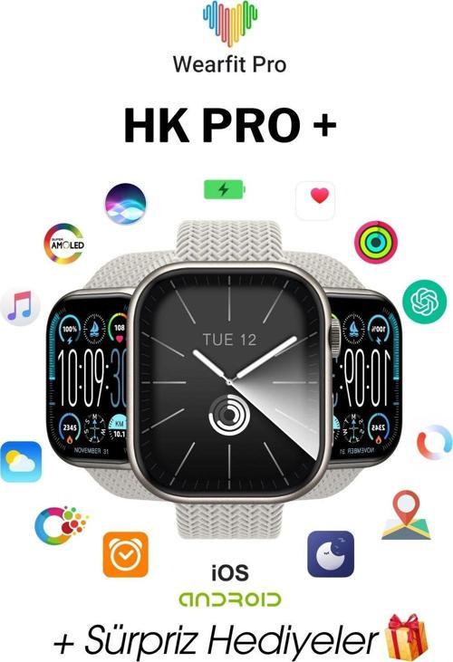 Pro 4G Lite Sim Kartlı + Kameralı Btk Kayıtlı Distribitör Garanti Akıllı Kol Saati Amoled Gri