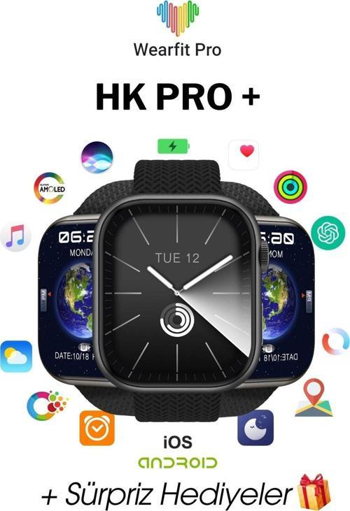 Pro 4G Lite Sim Kartlı+Kameralı Btk Kayıtlı Distribitör Garanti Akıllı Kol Saati Amoled Siyah