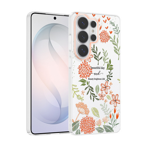 Galaxy S26 Ultra Kılıf Kamera Korumalı Desenli MKST Klip Kapak - Beautiful