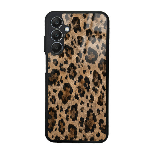 Galaxy A25 Kılıf Kamera Korumalı Desenli MKST Lusi Kapak - Kahve Leopar