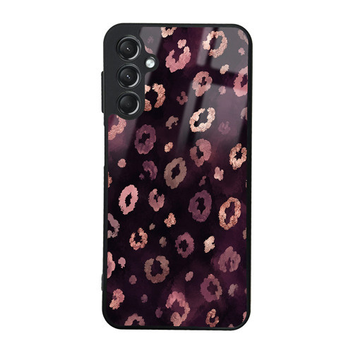 Galaxy A24 Kılıf Kamera Korumalı Desenli MKST Lusi Kapak - Pembe Leopar
