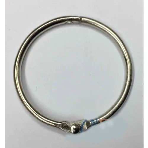 Kilitli Yuvarlak Halka 3cm - Güvenli Metal Anahtarlık ve Takı Halkası