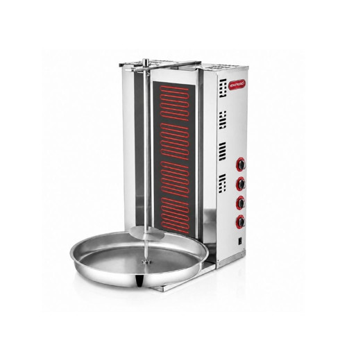 Silverinox Elektrikli 4 Radyan Motorsuz Döner Makinesi 380V