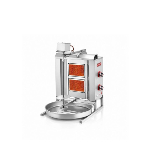 Silverinox Tüplü 2 Radyan Üstten Motorlu Döner Makinesi