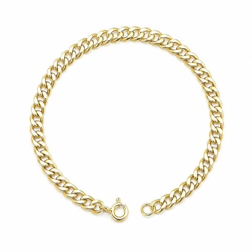 14 Ayar 4 mm Gurmet Altın Bileklik 18,5 cm