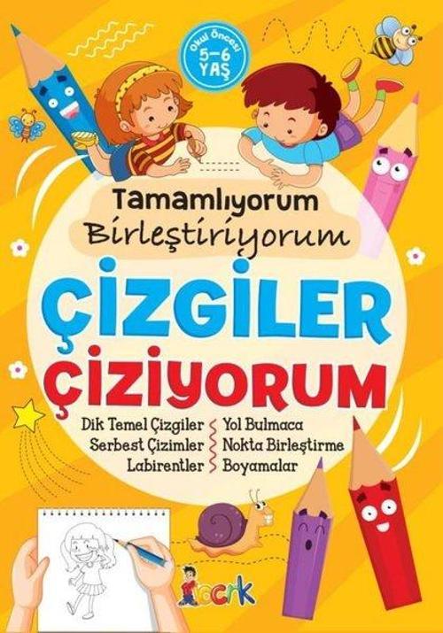 Tamamlıyorum Birleştiriyorum - Çizgiler Çiziyorum