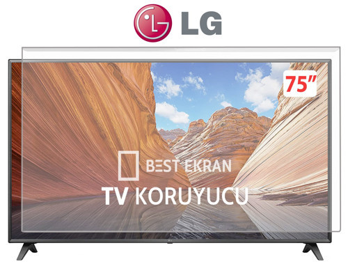 LG 75NU8E0B3LA TV EKRAN KORUYUCU - LG 75" inç 190 Ekran Webos KIRILMAZ Smart led TV Koruyucu