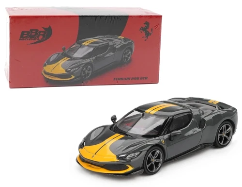 Bbr Ferrarı 296 Gtb Trim Fıorano 2024 Gri 1/64 Model Araba