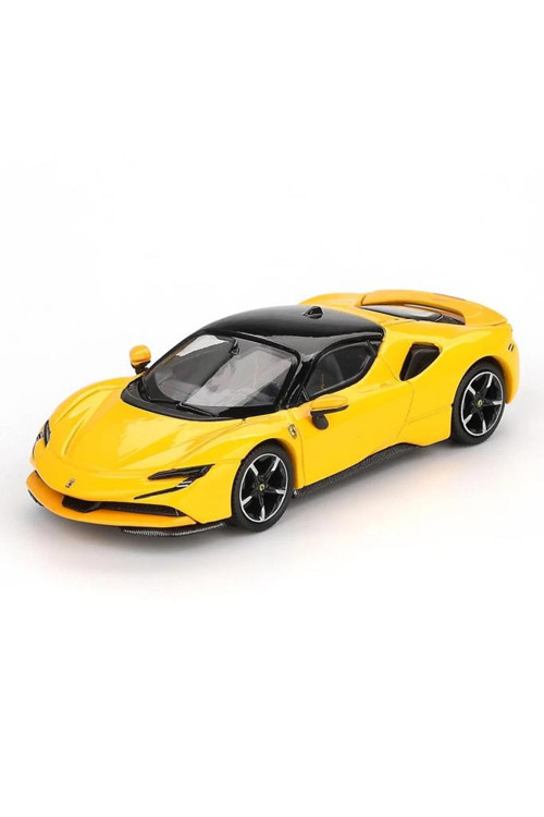 BBR Ferrari SF90 Giallo Modena Sarı 1/64 Model Araba