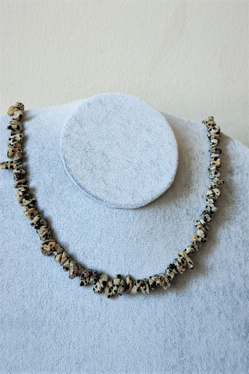 Sertifikalı Bıldırcın (Dalmaçya) Jasper Doğaltaş Kolye
