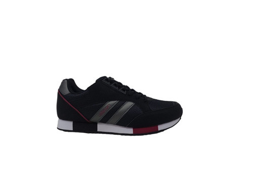 Boston 5 Erkek Siyah Bağcıklı Sneakers Spor Ayakkabı