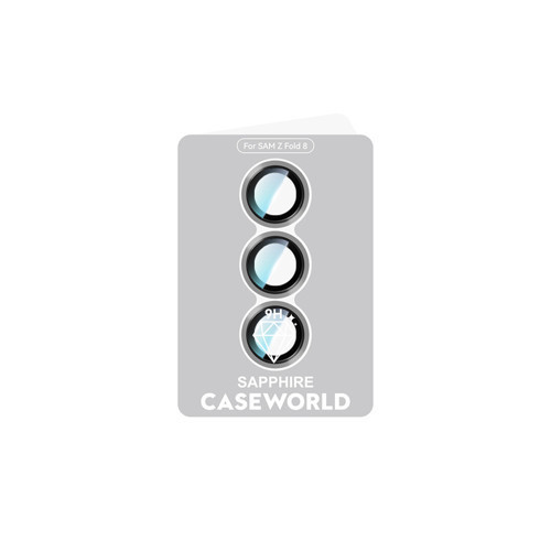 Galaxy Z Fold 7 Uyumlu CaseWorld Alloy Serisi Oleofobik Anti Reflective Kamera Lens Koruyucu Gümüş