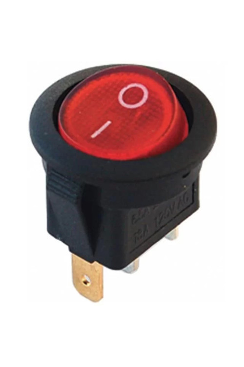 Powermaster Ic-131A 3 Pin Yuvarlak Işıklı Anahtar 20 Mm