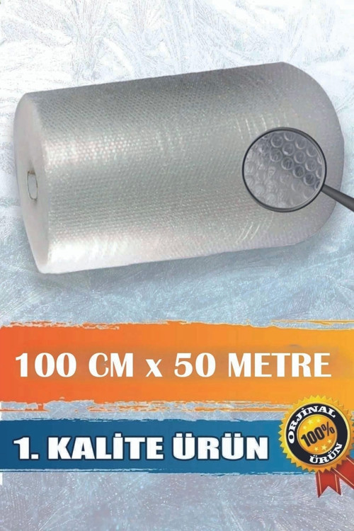 A Kalite Balonlu Eşya Koruma Naylon Patpat 100Cmx 50 M Pat Pat - Ambalaj Pıtpıt 50 M2 30Gr