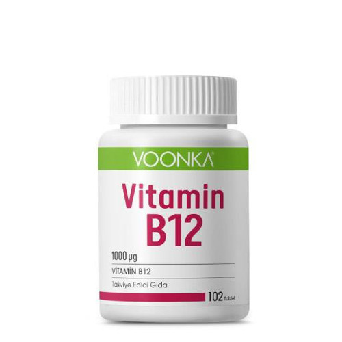 Vitamin B12 İçerikli Takviye Edici Gıda 102 Tablet